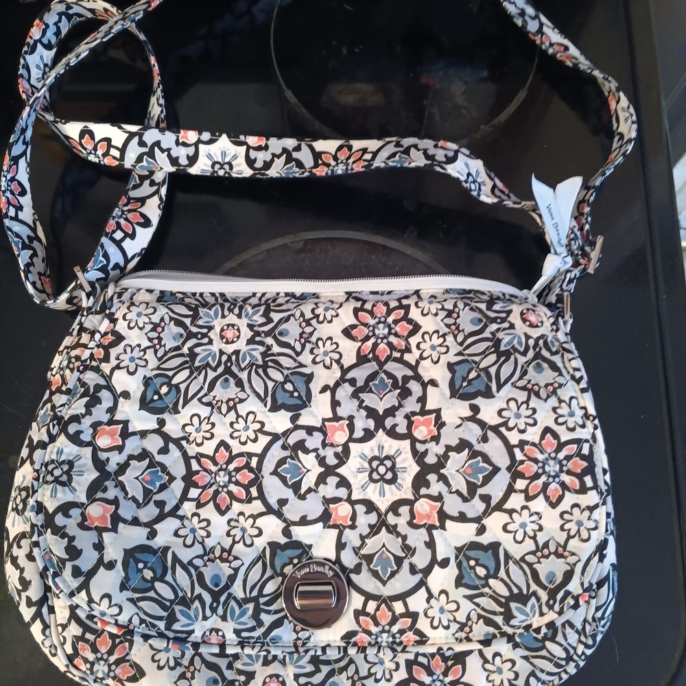 Floral Patterned Crossbody Bag